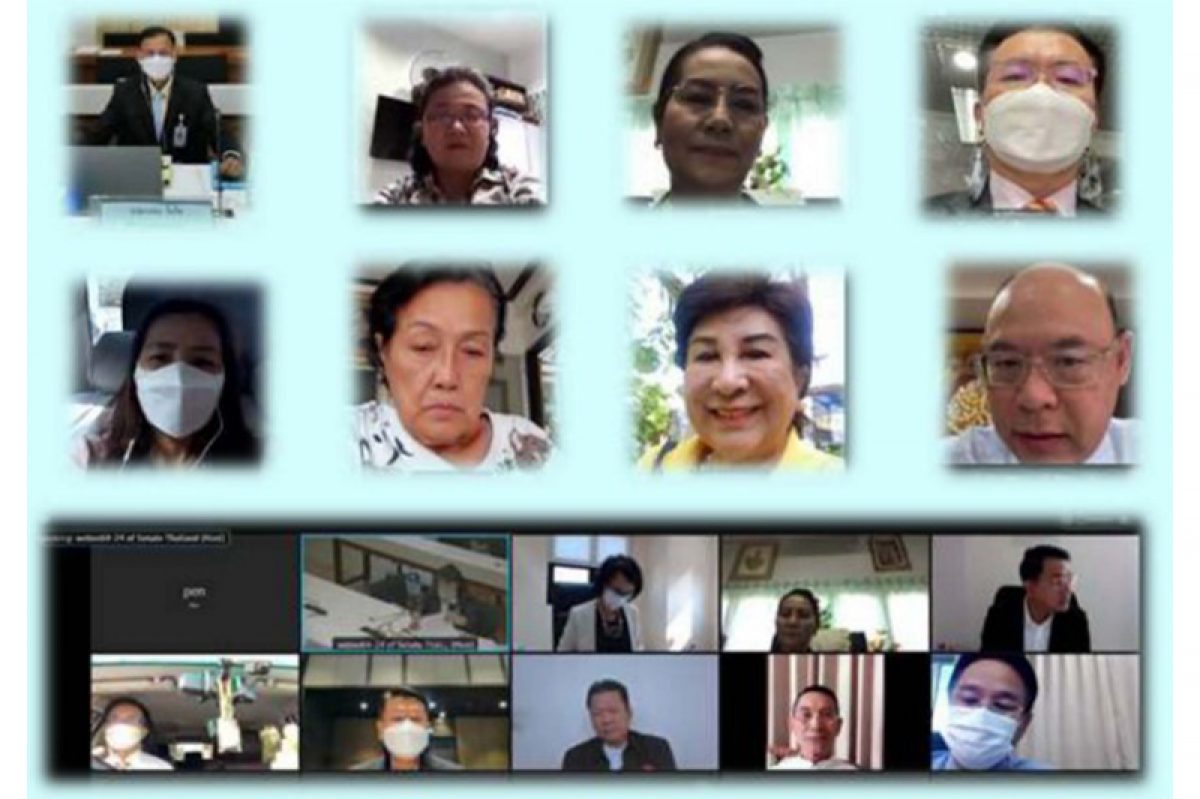 ประชุมพิจารณาร่างพระราชบัญญัติประกันสังคม ณ ห้องประชุมคณะกรรมาธิการ CA 327 ชั้น 3 อาคารรัฐสภาและประชุมผ่านสื่ออิเล็กทรอนิกส์ ครั้งที่ 16/2564