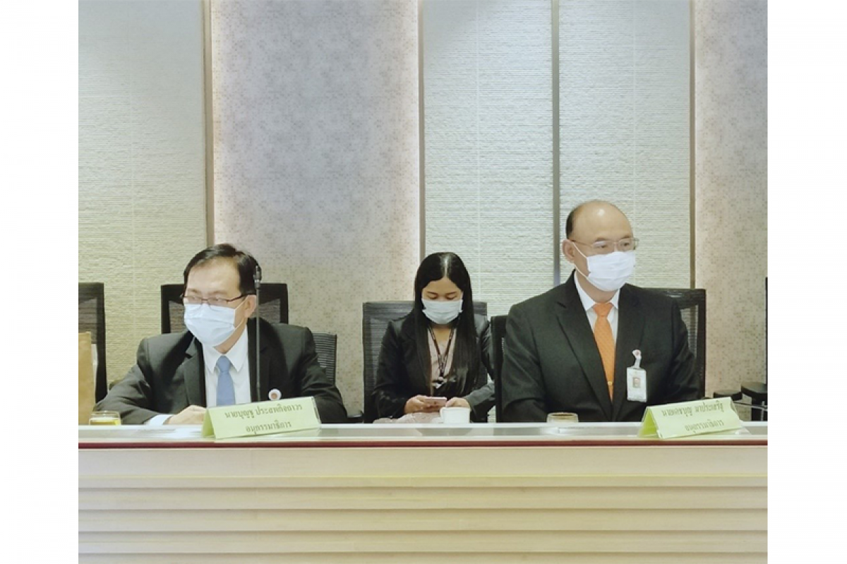 ร่วมประชุมกับผู้บริหารกระทรวงการคลังของคณะอนุกรรมาธิการติดตามการบริหารงบประมาณ กลุ่มภารกิจด้านเศรษฐกิจ ณ กระทรวงการคลัง