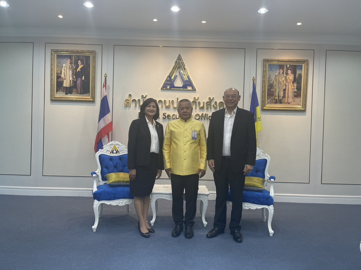 ประธานสภาฯ และรองประธานสภาฯ เข้าพบเลขาธิการสำนักงานประกันสังคม