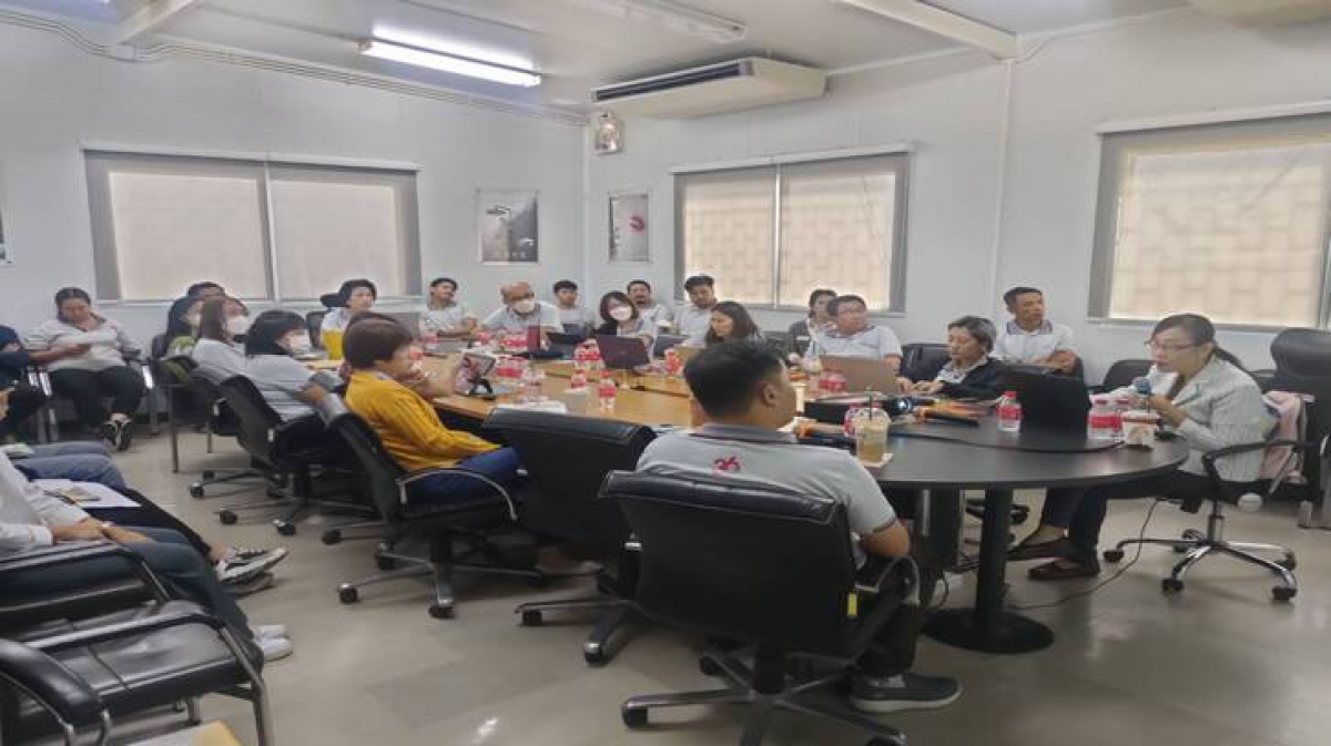 การจัดอมรมโครงการส่งเสริมการให้ความรู้ด้านความปลอดภัยในการทำงานฯ ประจำปี 2567 รุ่นที่ 7 ของสภาองค์การนายจ้างธุรกิจไทย